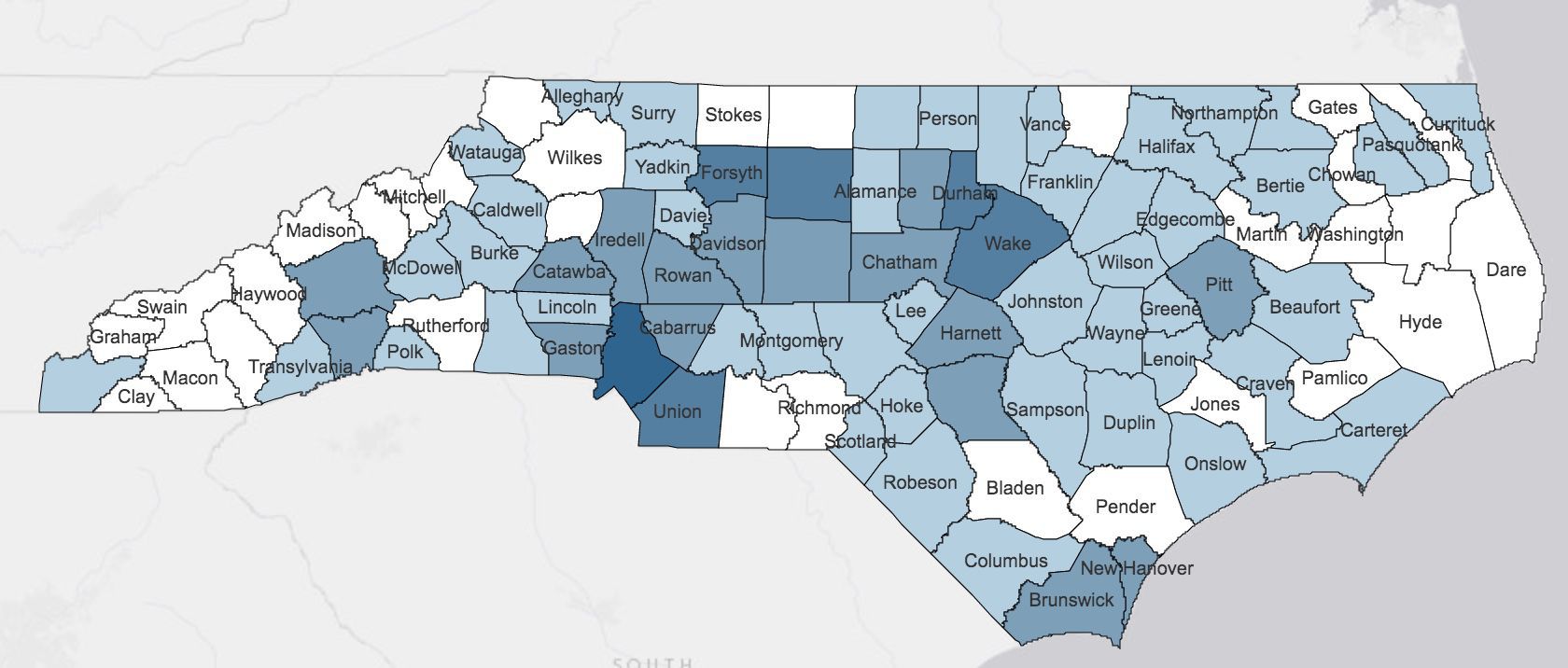 COVID map march 29